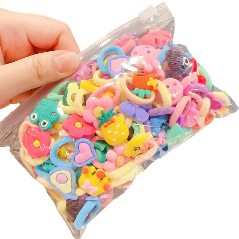 Scrunchie Infantil - Elástico de Cabelo Durável e Antidano